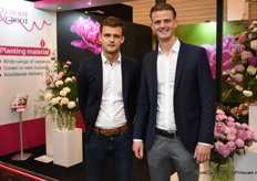 Koen and Joost Groot from Groot & Groot showed their peony assortment.